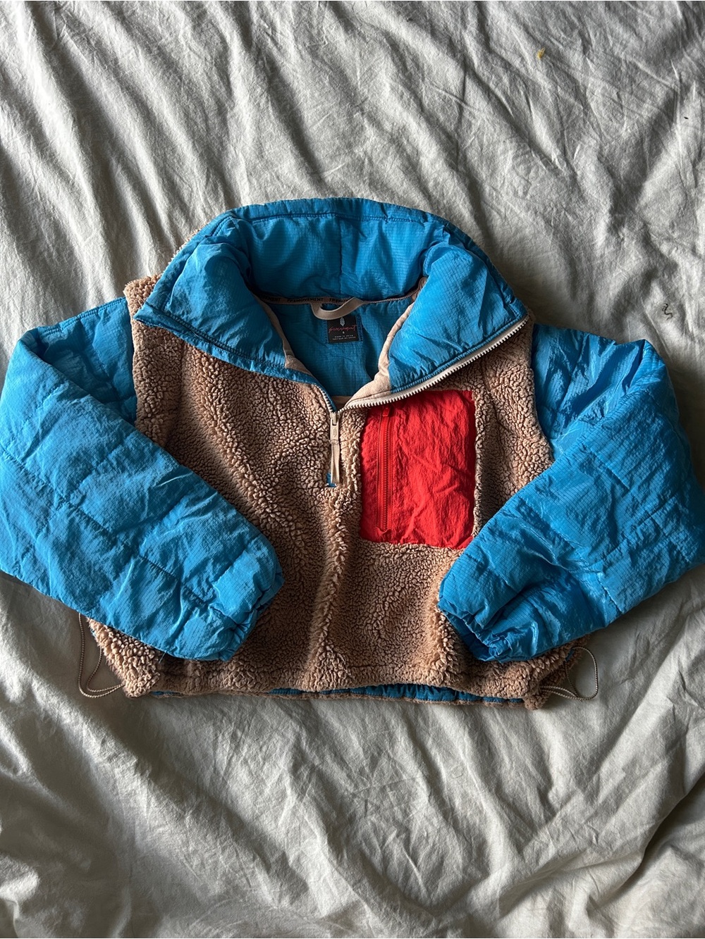 Free People Small Scenic Route Colorblock Pullover FP Movement